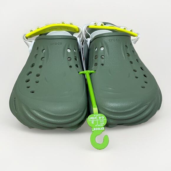 Crocs Echo Clogs Moss Green Unisex Adults Size 12 207937-308 Slip-on MSRP $70 - Picture 5 of 9